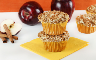 Apple and Oat Spiced Muffins