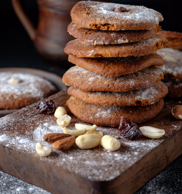 Blackstrap Molasses Gingerbread Biscuits