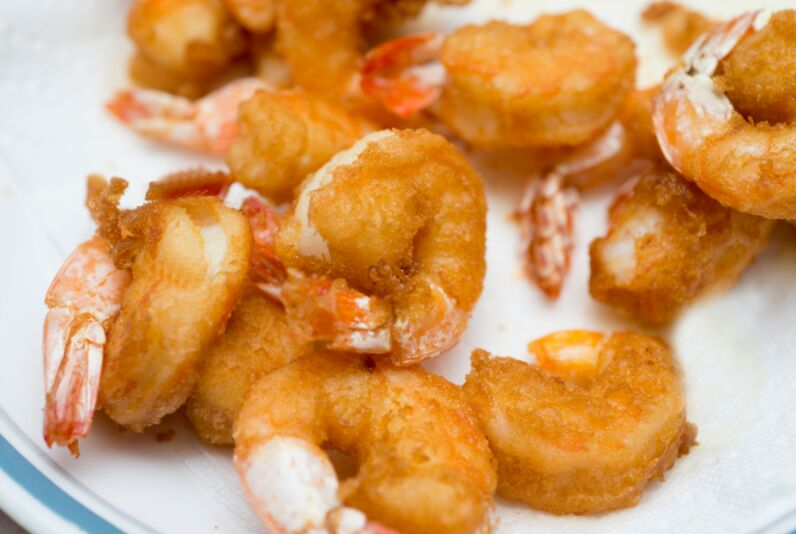 Low Carb & GF Crispy Cajun Prawns