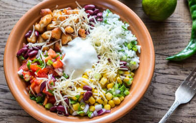 Chicken and Avocado Rice Bowl